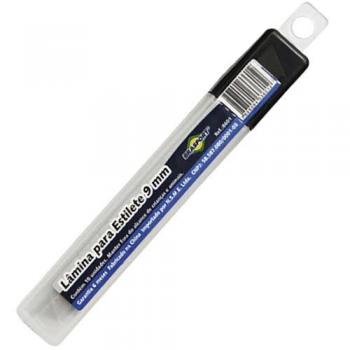 LAMINA P/ESTILETE 9MM C/10 BRASFORT