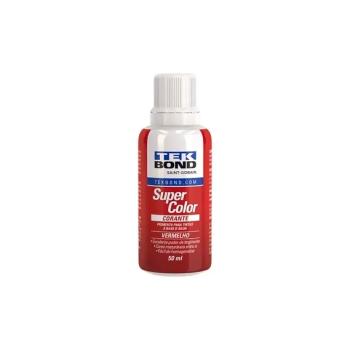 CORANTE VERMELHO 50ML TEKBOND.