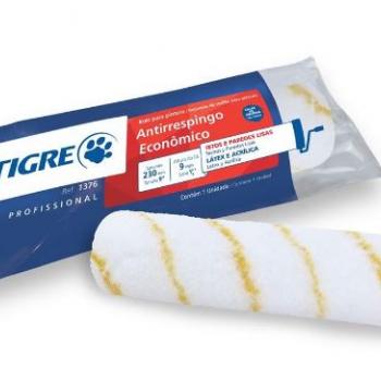 ROLO LÃ 23CM ANTIRRESPINGO 1376 TIGRE