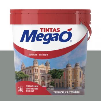 TINTA ACRILICA ECONOMICA CINZA PLATINA MEGAÓ 3L