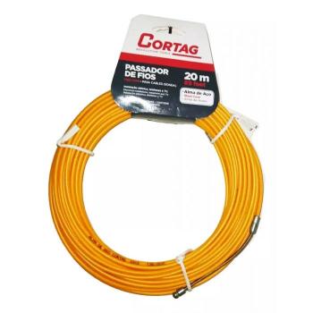 PASSA FIO 20M DE AÇO CORTAG