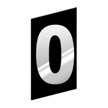 NUMERO RESIDENCIAL ESPELHO 10X15-0