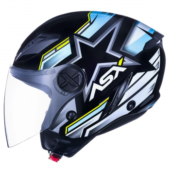 ASX - CAP CITY AIR PILOT BRILHO PRETO/AZUL/AMARELO [ 56/S ]