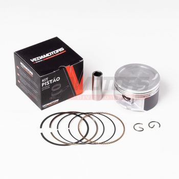 VEDAMOTORS - KIT PISTAO - CG START/FAN/CARGO/TITAN 160 (2015-24 ) / NXR BROS 160 [ + 0,75 ]