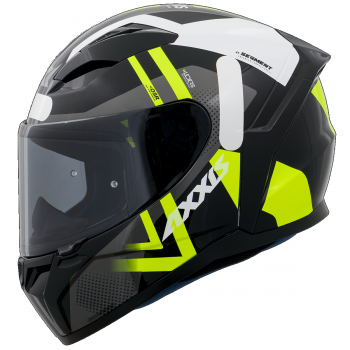 AXXIS - CAPACETE - SEGMENT – LEDERS C13 BLACK YELLOW GLOSS N58