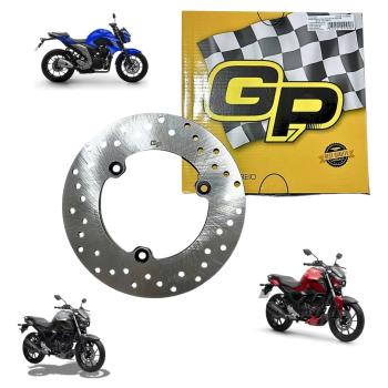 GP7 - DISCO DE FREIO TRASEIRO (3 FUROS) - FAZER 250 2018/25 - FZ 15 2023/25
