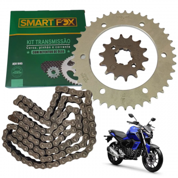 SMARTFOX - KIT TRAÇÃO - FZ 15 (41X14) - AÇO 1045 - S/RETENTOR
