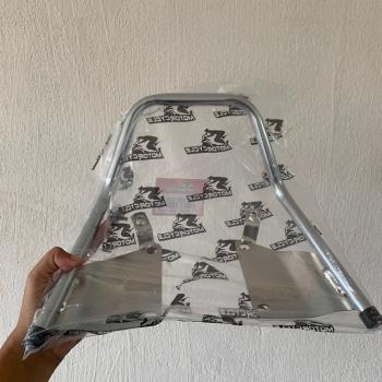 MOTORCYCLE - ALCA QUADRADA CROMADA [ ALONGADA ] - FAN 160 2025 / TITAN 160 2025