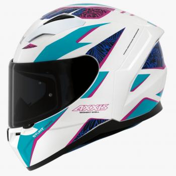AXXIS - CAPACETE - SEGMENT – STUNT A7 BLUE WHITE GLOSS N58