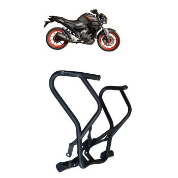 MA ACESSORIOS - PROTETOR CARENAGEM C/PEDALEIRA - FZ 15 2025/26  PRETO FOSCO