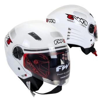 FW3 - CAP X OPEN CLASSIC BRANCO BRILHANTE - N58