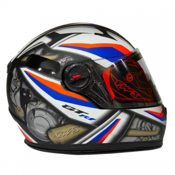 FW3 - CAP GTN R1 PRETO AZUL C/VERMELHO FOSCO N56