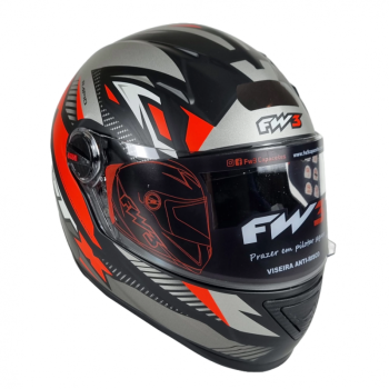 FW3 - CAP GTX RAPID PRETO C/VERMELHO N56 (C/ OCULOS INTERNO)