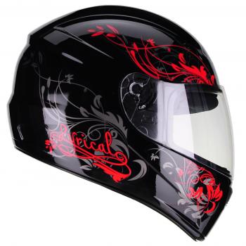 FLY - CAP F-9 LYRICAL PRETO/VERMELHO - N58