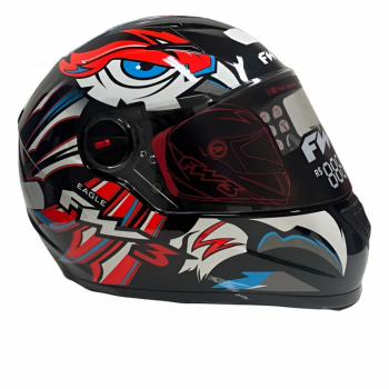 FW3 - CAP GTN EAGLE VERMELHO COM AZUL N58