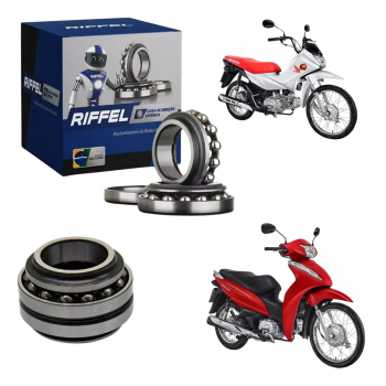 RIFFEL - CAIXA DE DIREÇÃO [ ESFÉRICA ]- HONDA BIZ 110i / POP 110i / BIZ 100 / POP 100 / BIZ 125 / PCX 150 / WEB 100 / SOFT [ ESFÉRICA ]