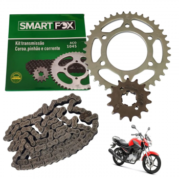 SMARTFOX - KIT TRAÇÃO - FACTOR 150 (39X14) - AÇO 1045 - S/RETENTOR