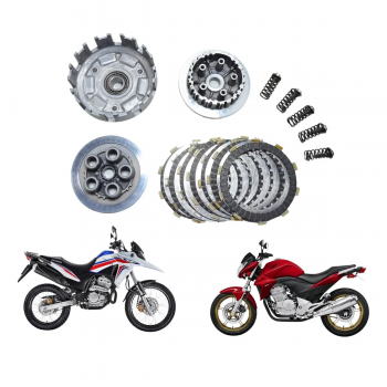 R1 - KIT DE EMBREAGEM (CUBO + PLATO DA EMBREAGEM) - XRE 300 - CB 300