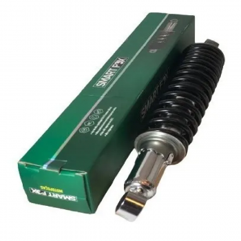 SMARTFOX - PAR AMORTECEDOR C/REGULAGEM - AMORTECEDOR CROMADO C/ REGULAGEM - YBR 125 2000/08 - FACTOR 125 2009/13 - PAR