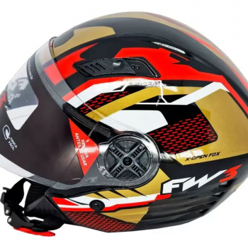 FW3 - CAP X OPEN UP FOX DOURADO C/VERMELHO N56