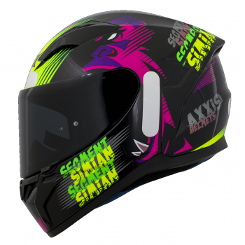 AXXIS - CAPACETE - SEGMENT – SIMIAN B13 YELLOW FLUOR GLOSS N56