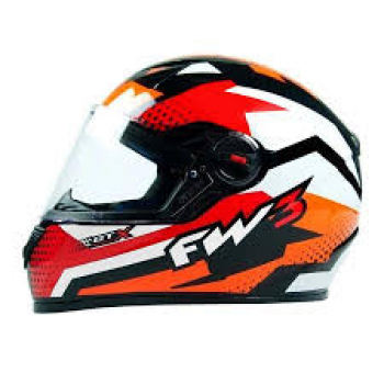FW3 - CAP GTN SUPER VERMELHO C/LARANJA E BRANCO N58