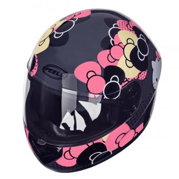 PEELS - CAP SPIKE HELLO KITTY RIBBON- GRAFITE/ROSA 56