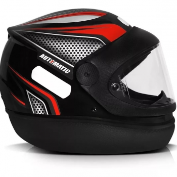 FW3 -  CAP AUTOMATIC N56 PRETO /LIST VERMELHA