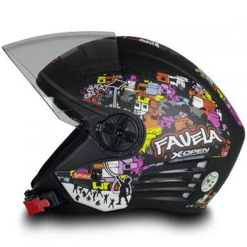 FW3 - CAP X OPEN FAVELA PRETO BRILHANTE N56
