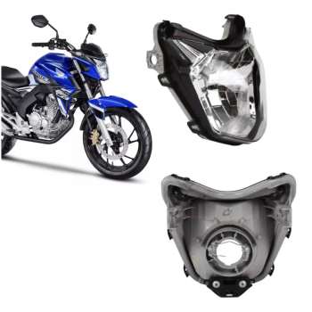 PLAMOTOS - FAROL/BLOCO OTICO - CB 250 TWISTER 2016/24