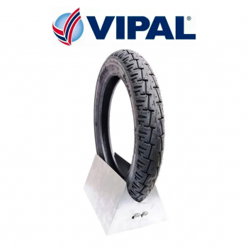VIPAL - PNEU DIANTEIRO - 2.50-17 TL - ST300 47P - CRYPTON 105 / GS 120 / C 100 DREAM  / HUNTER 100 / HUNTER 90 / WEB 100 / WEB EVO 100 / SUPER 100 / SUPER 50 / ZIG 100 / ZIG 50 [USO COM CAMARA]