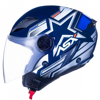 ASX - CAP CITY AIR PILOT BRILHO AZUL/BRANCO/VERMELHO [ 56/S