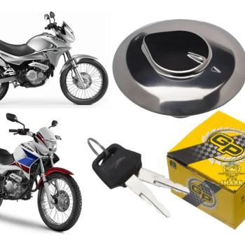 GP7 - TAMPA DE TANQUE - Cb 300 2009/15 - CBX STRADA 200 1994/2002 - Cbx Twister 250 2001/08 - FAN 125 2005/15 - CG START/FAN/TITAN 150 2004/15 - NX 350 SAHARA 1991/99 - FALCON 400 - BROS 125/150 2003/15 - TORNADO 250 - XRE 300 2009/15
