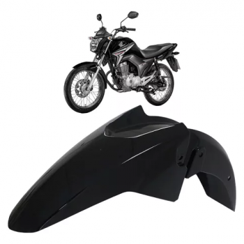 WESTER - PARALAMA DIANTEIRO - FAN/CARGO 125 (2014-2018) - PRETO INJETADO