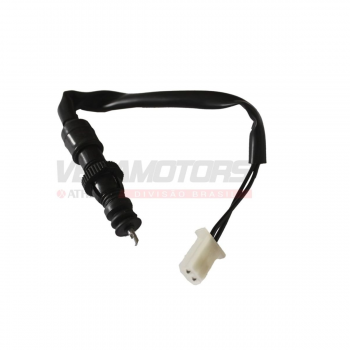 VEDAMOTORS - INTERRUPTOR FREIO TRASEIRO (CEBOLINHA)   - CG START/FAN/TITAN 150 (2004-2015) - CG FAN/CARGO 125  (2004-2011) - TITAN 125 (2000-2004) (S/ MOLA)