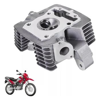 R1 - CABECOTE MOTOR - NXR 150 BROS 2006/08 C/GUIA VALVULA E CATALISADOR