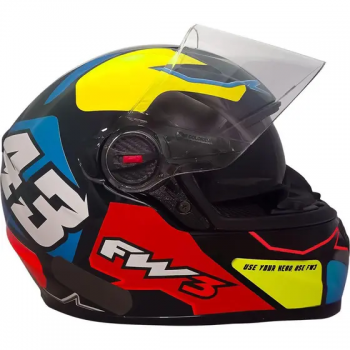 FW3 - CAP GTX 43 AMARELO E AZUL 56 CAP