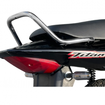 MOTORCYCLE - ALÇA QUADRADA “ALONGADA“ -  TITAN 150 2004/08 - CROMADA