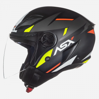 ASX - CAP CITY AIR SQUARE FOSCO PRETO/GRAFITE/AMARELO [ 58/M ]