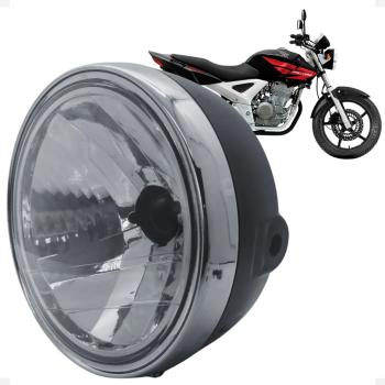 SPORTIVE - FAROL COMPLETO S/ FIACAO - CBX TWISTER 250 2001/2008  - ARO CROMADO