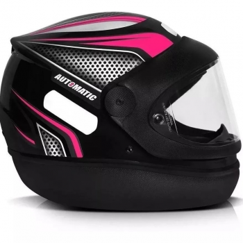 FW3 - CAP AUTOMATIC  N60 - PRETO /LIST ROSA