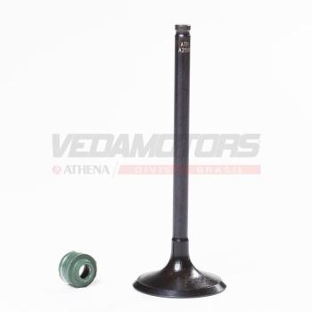 VEDAMOTORS - VALVULA ADMISSAO + RETENTOR VERDE - CG START/FAN/CARGO/TITAN 150 (2009-15 )