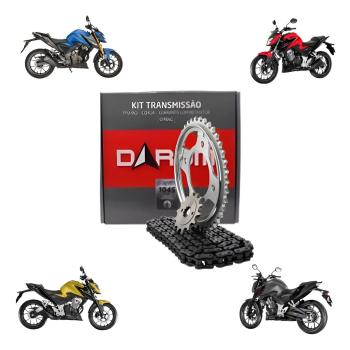 DAROM - KIT TRACAO - CB 300F TWISTER 2023-25 - (38X14) - ACO 1045 - (COM RETENTOR)