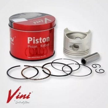 VINI - PISTAO + ANEIS (CONJUNTO) - CG 125 FAN 2009-18 - NXR BROS 125 2013-15 - ( +0.25 )