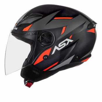 ASX - CAP CITY AIR SQUARE FOSCO PRETO/GRAFITE/VERMELHO [ 58/M ]