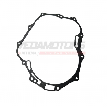 VEDAMOTORS - JUNTA TAMPA LATERAL DIREITA [ EMBREAGEM ] - CB 300F TWISTER (2023 -25) / SAHARA 300 (2024-25) [ AÇO ]