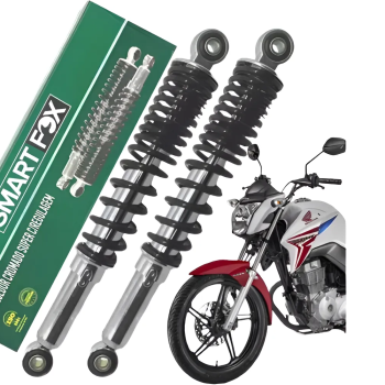 SMARTFOX - PAR AMORTECEDOR C/REGULAGEM - CG START/FAN/CARGO/TITAN 150/160 - PAR
