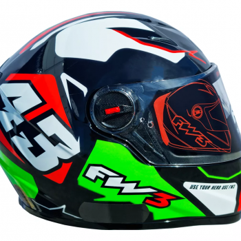 FW3 - CAP GTX 43 VERMELHO E VERDE N58