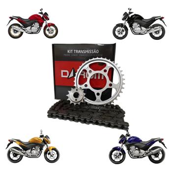 DAROM - KIT TRAÇÃO - CB 300 2009/15 13x37 AÇO 1045 - C/RETENTOR