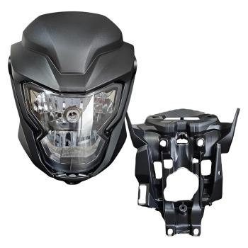 PLASMOTO - KIT FRENTE - FAN/TITAN 160 2025/.. (CCONECTOR H4) - PRETO INJETADO (CG 150/160.. 2024)